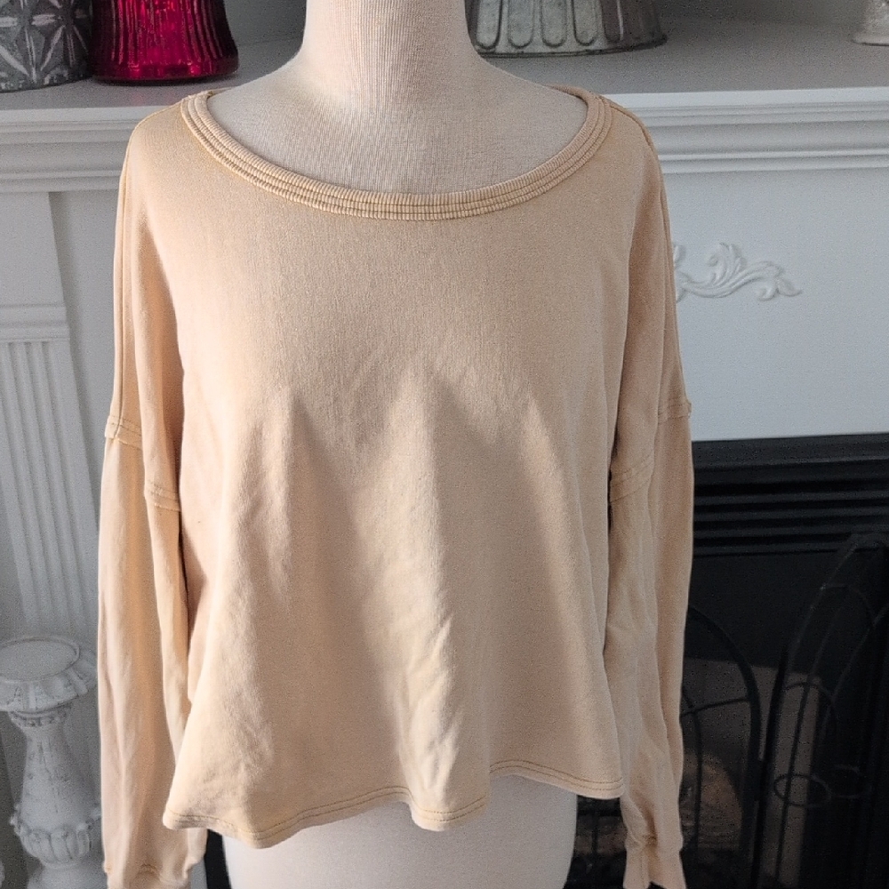 Mustard Seed Women's Cropped Sweatshirt Size Medium